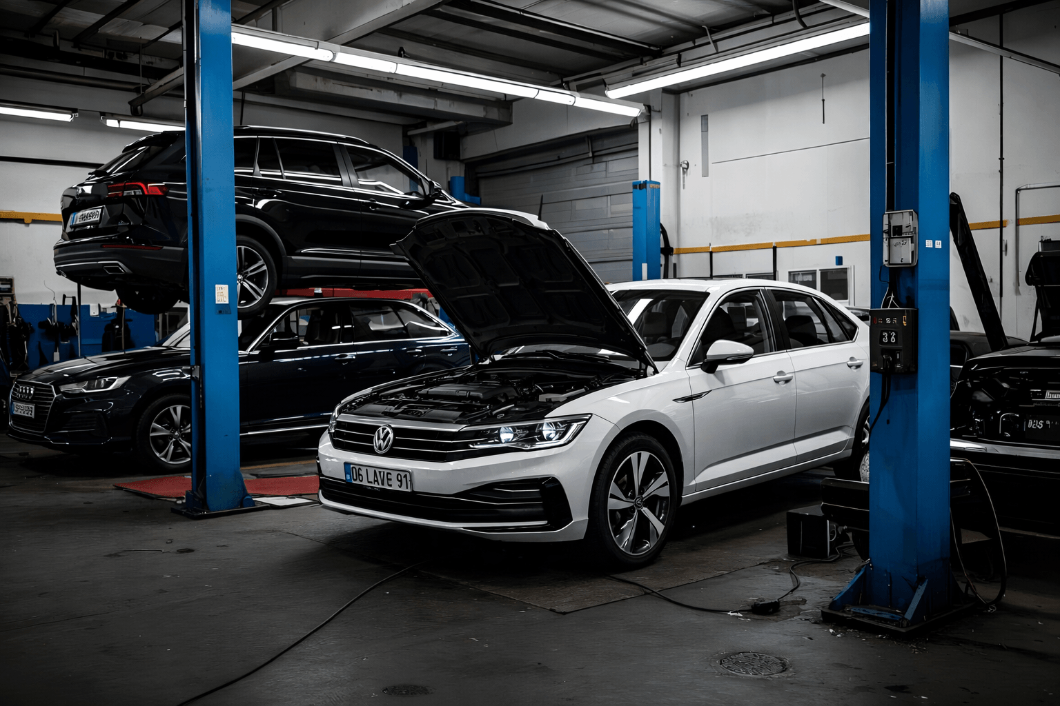 Oto Servis Arka Plan